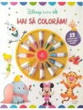 Hai sa coloram! 12 creioane mici pentru maini de pitici. Disney Bebe/***