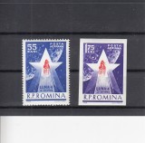 ROMANIA 1963 LP 559 COSMONAUTICA IN SLUJBA PACII - LUNA 4 SERIE MNH, Nestampilat