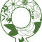 Sticker decorativ, Litera Q, Verde, 70 cm, 7440ST-1