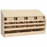 Cumpara ieftin Cuibar gaini, 4 compartimente, 106 x 40 x 59 cm, lemn masiv pin