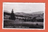 AMS - CP VATRA DORNEI - VEDERE DIN MUNTII DORNEI, 1943, FRANCATURA MULTIPLA, RARA