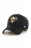 47brand șapcă NHL Pittsburgh Penguins H-MVP15WBV-BKB, 47 Brand