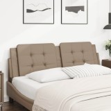 vidaXL Pernă pentru tăblie pat, cappuccino, 160 cm, piele artificială