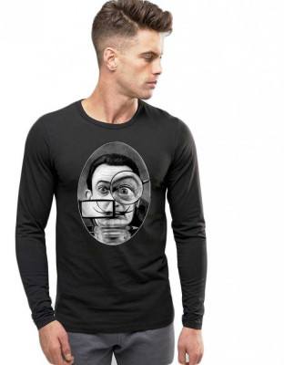 Bluza barbati neagra - Dali - The Watcher - 2XL foto