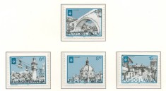 Iugoslavia 1982 Mi 1950/53 MNH - JO de iarna, Saraievo 1984 (I): Vederi