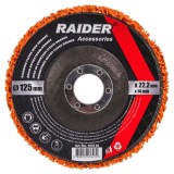 Disc pentru curatare vopsea Raider Orange 125x22.2x14 mm