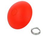 Comutator roşu acţionat prin apăsare, 22mm, IP66, 2 poziţii