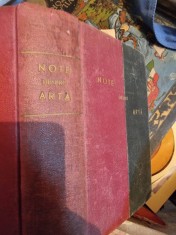 Colegat de 7 carti - Note despre Arta - Gheorghe Adamescu, C. I. Stanescu, Ioan Petrovici, E. Pecaut si C. H. Baude, G. T. Niculescu-Varone, foto