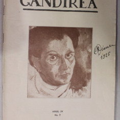 GANDIREA , REVISTA , ANUL IV , NR. 7 , 15 IANUARIE , 1925