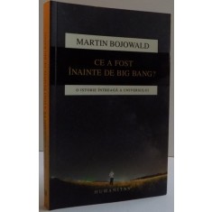 CE A FOST INAINTE DE BIG BANG ? , O ISTORIE INTREAGA A UNIVERSULUI de MARTIN BOJOWALD , 2016