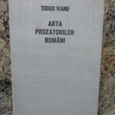 Tudor Vianu - Arta prozatorilor romani