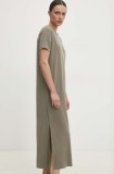 Answear Lab rochie culoarea verde, midi, dreaptă