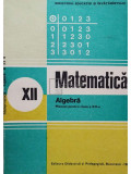 Ion D. Ion - Matematica - Algebra, manual pentru clasa a XII-a (editia 1988)
