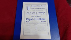 program Rapid Arad - FC Bihor