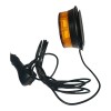 Girofar LED 19W 12-24V Auto, Prindere Magnetica, E-Mark, Portocaliu, Utilaje, Camioane
