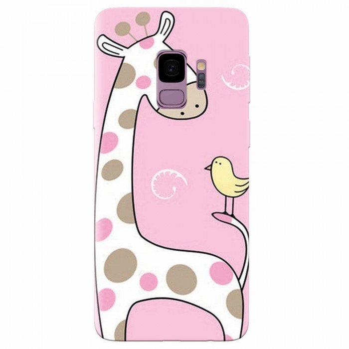 Husa silicon pentru Samsung S9, Cute Giraffe