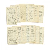 Mircea Eliade, Reflecții, g&acirc;nduri, observații, 14 file manuscris - D