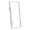 Husa Bumper Silicon iPhone 5 iPhone 5s iPhone SE White, iPhone 5/5S/SE
