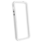 Cumpara ieftin Husa Bumper Silicon iPhone 5 iPhone 5s iPhone SE White, iPhone 5/5S/SE