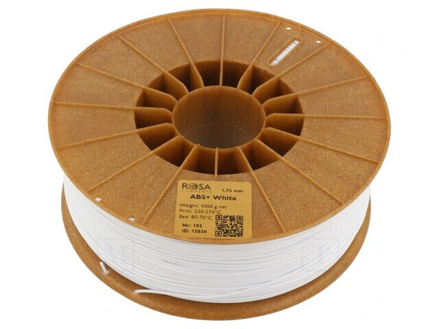 Filament ABS 1.75mm Alb 1kg
