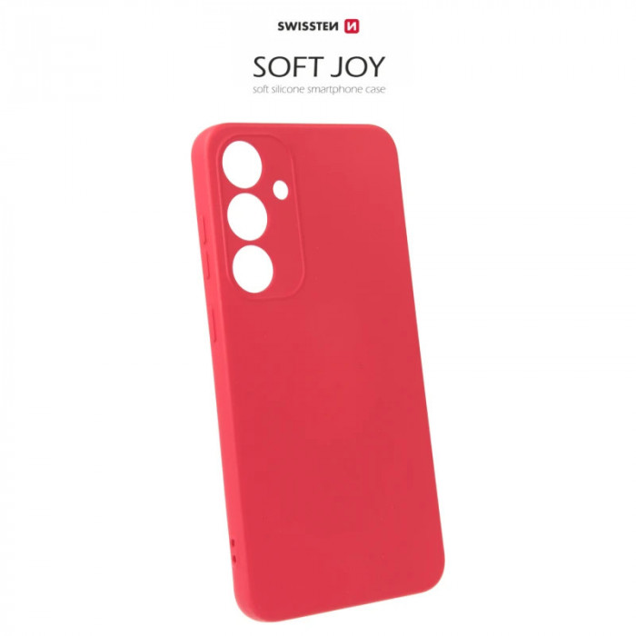 Husa Swissten Silicon Soft Joy pentru Samsung Galaxy S24 Rosu