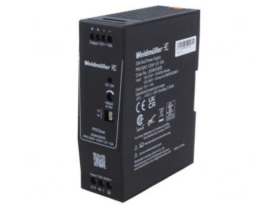 Alimentator pulsatoriu pentru șină DIN 120W 12VDC 10A foto