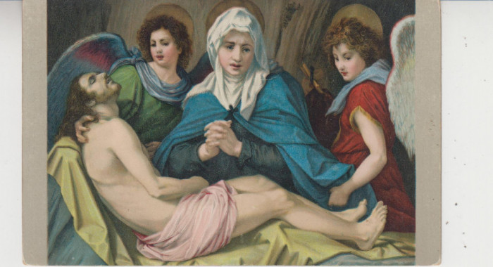 D11 A 45 - Felicitare de colectie - tematica religioasa - anii 1920