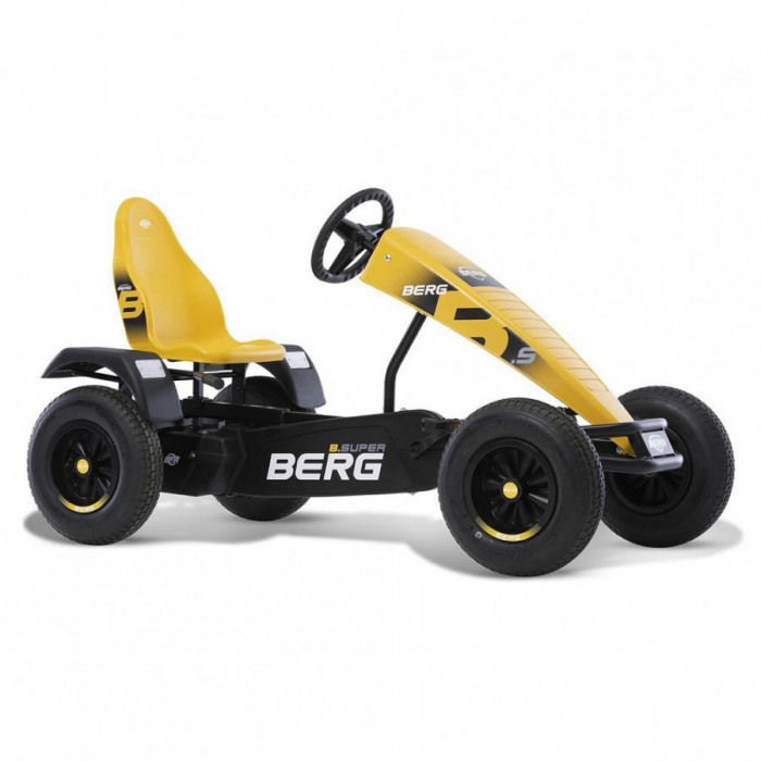 Kart cu pedale XL B.Super Yellow BFR Berg Toys