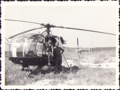 HST P481 Poză elicopter Alouette &amp;icirc;nmatriculat Rom&amp;acirc;nia YR-ELU 1982 foto