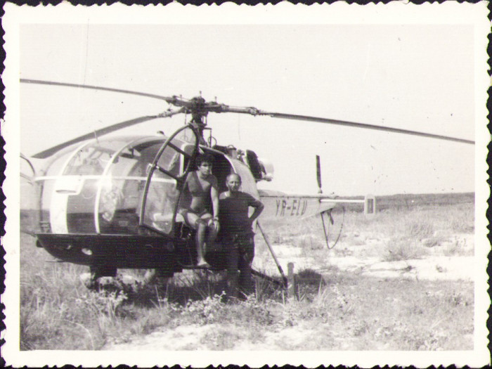 HST P481 Poză elicopter Alouette &icirc;nmatriculat Rom&acirc;nia YR-ELU 1982