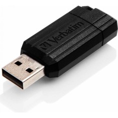 MEMORIE USB VERBATIM PINSTRIPE 32GB, USB 2.0, NEGRU &quot;49064&quot; (TIMBRU VERDE 0.03 LEI)
