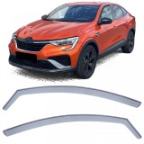 Deflector de vant, protectie &icirc;mpotriva ploii, protectie &icirc;mpotriva vantului, negru fum pentru Renault Arkana din 19 Performance AutoTuning