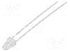 Dioda LED, 3mm, alb rece, 8,5...10lm, 30mA, 2,7...3,4V, OPTOSUPPLY - OSW44P3211A