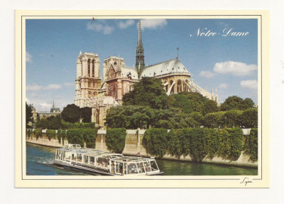 FR1 -Carte Postala - FRANTA- Paris, Notre Dame and the Seine, necirculata foto