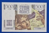 Bancnota Franța 500 franci 1945 Chateaubriand, 500 francs 1945 - stare XF