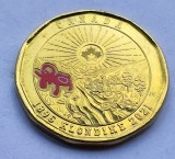 110. Moneda Canada 1 dollar 2021 (125th Anniversary of the Klondike Gold Rush. Color)