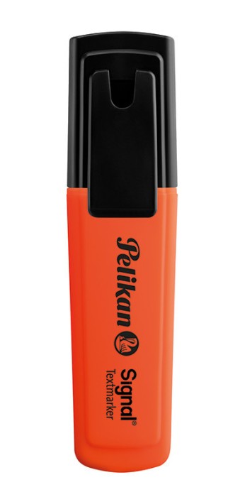 Textmarker signal, orange fluorescent