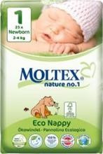 Scutece Eco pentru Nou Nascuti 2-4kg Nr.1 Moltex 23buc Cod: BG261894 foto