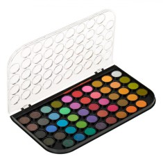 Set Acuarele Uscate, Little President, 48 Culori, Pensulă, Multicolor