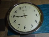 Ceas de perete vintage Seiko QXA417GN -DEFECT