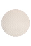 Cumpara ieftin Covor rotund Diamond Cut Crem 120x120 cm