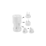 Adaptor priza EU-UK-USA-AUS All in one Alb