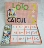 Jucarie veche de colectie LOTO CALCUL anul 1968 - Joc COMPLET si Rar