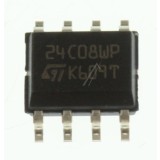 24C08WP CI EEPROM I2C SMD SOIC-8 M24C08-WMN6P circuit integrat STMICROELECTRONICS