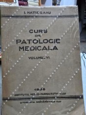 CURS DE PATOLOGIE MEDICALA - VOL. VI - I. HATIEGANU