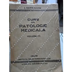 CURS DE PATOLOGIE MEDICALA - VOL. VI - I. HATIEGANU