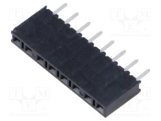 Conector şiruri pini soclu tată PIN 12 drept 2,54mm THT 2x6 SAMTEC