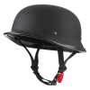 Casca Moto Chopper Bobber Cruiser German Style WW2 Negru Mat ABS Policarbonat Certificata DOT Stil Vintage