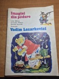 carte pentru copii - imagini din padure - din anul 1983 - format mare