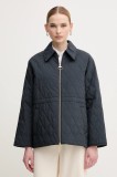 Barbour geaca Clarissa culoarea albastru marin, de tranzitie, oversize, LQU1816NY91